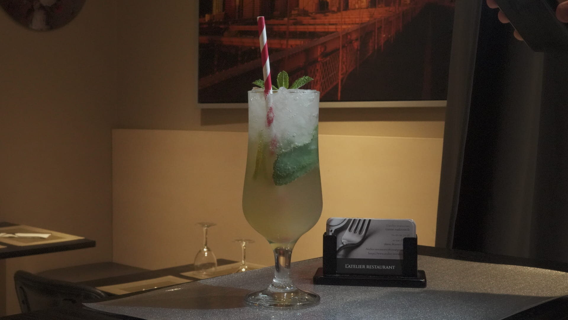 Le Mojito, cocktail maison à la menthe fraîche et citron vert – L'Atelier