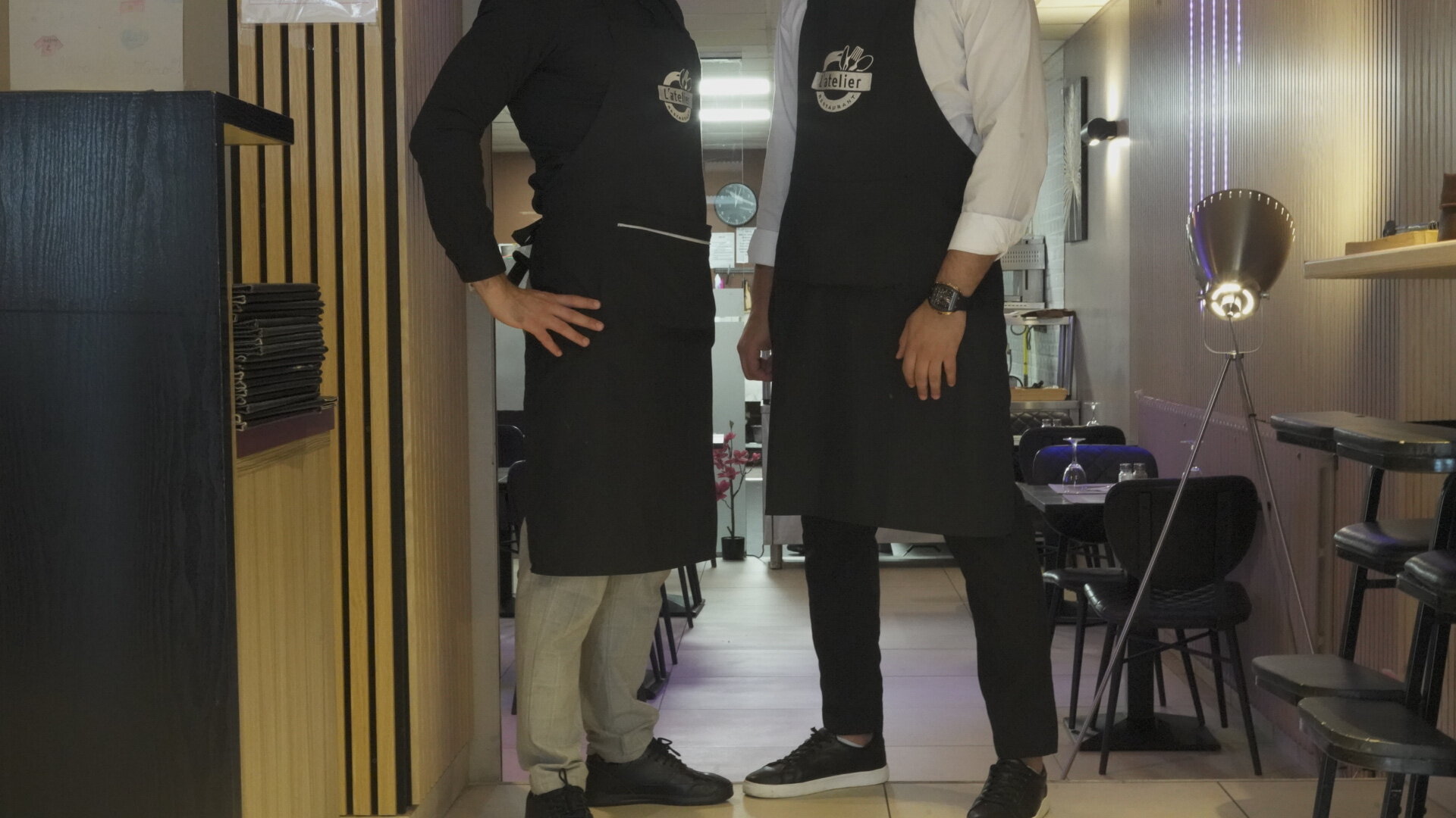L'équipe du restaurant L'Atelier à Mantes-la-Jolie